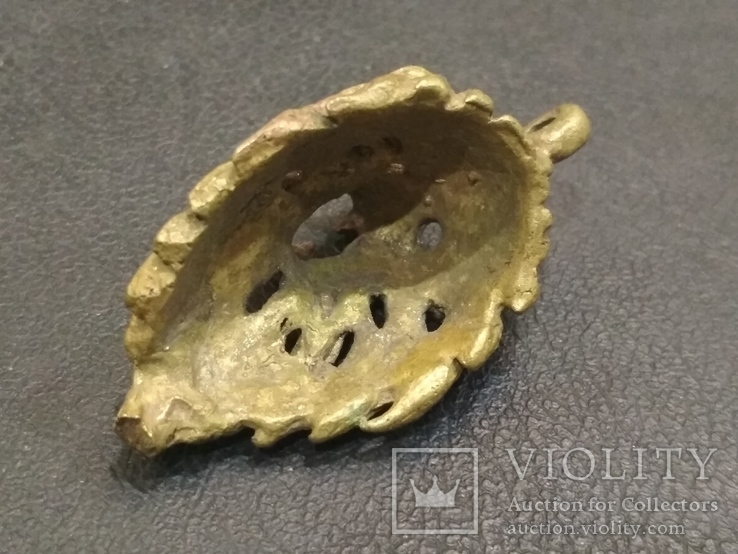 Лев голова брелок коллекционная миниатюра бронза, фото №5