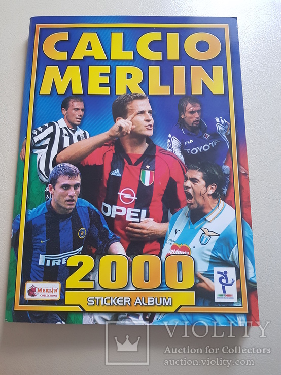 Италия 2000 год Альбом с наклейками Merlin +188 наклеек, фото №2