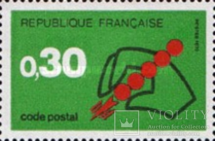 Франция 1972 почтовая индексация, фото №3