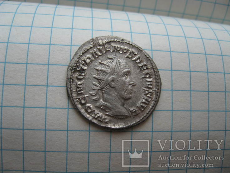 Антониниан Траяна Деция (248-251 год н.э.), фото №4