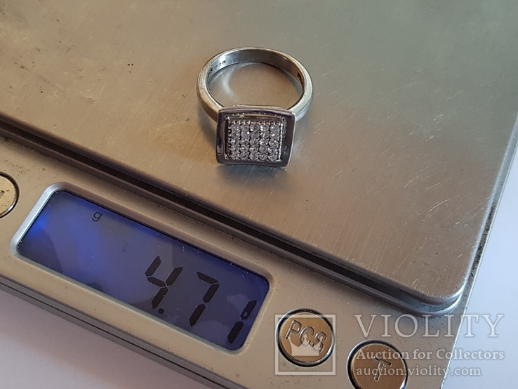Кольцо серебро 925 проба. Размер 17, фото №11