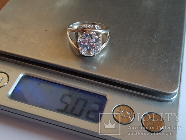Кольцо серебро 925 проба. Размер 19, фото №11