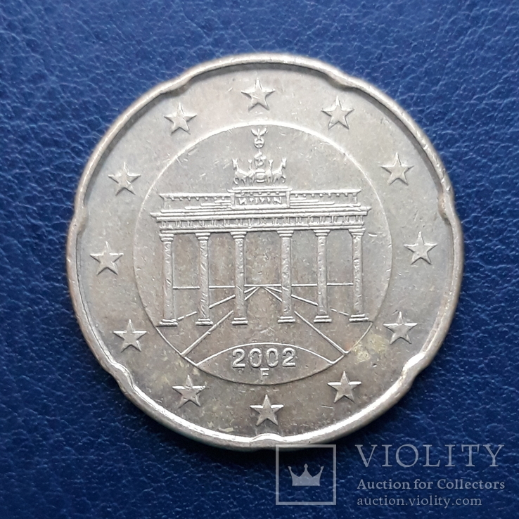 20 евроцентов 2002 г. Германия, фото №2