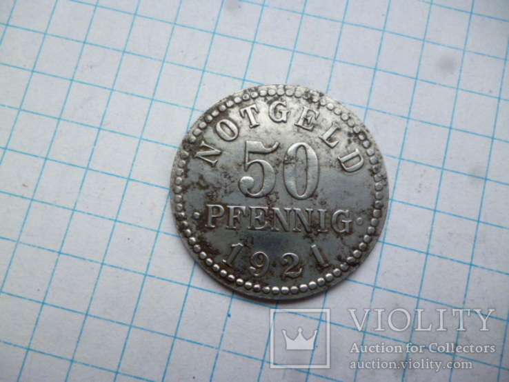 50 Pfennig 1921 Staatsbank Braunschweig 50 Pfennig - Notgeld, фото №2