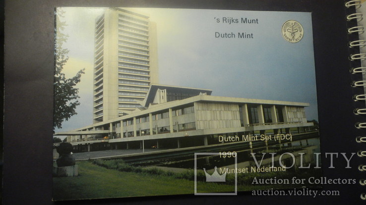 Нідерланди 1990 (Королева Беатрікс), повний річний комплект в буклеті, фото №4