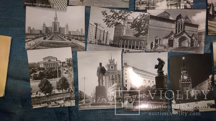 Набор из 16 открыток "Москва" 1959 г.Тираж 30000, фото №6