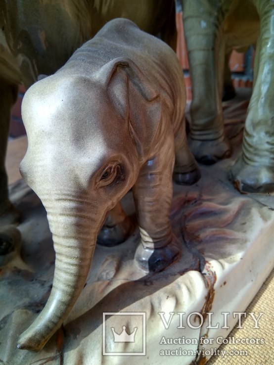 Слоны 45х35 см на реставрацию, фото №9