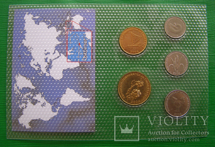 Набор монет Восточный Тимор 2004 г., фото №3