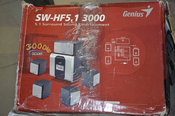 Акустическая система Genius SW-HF5.1 3000, фото №5