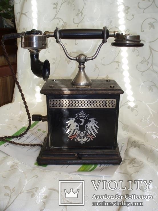 Телефон антикварный пр-во Германия 1900-год, фото №3