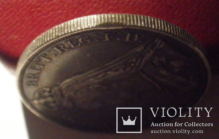 Крона Англии, Виктория, серебро., фото №6