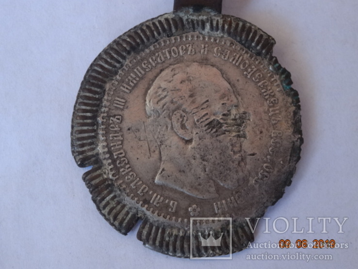 Дукач с монетой 1 рубль 1891 год, Александр 3й, фото №10