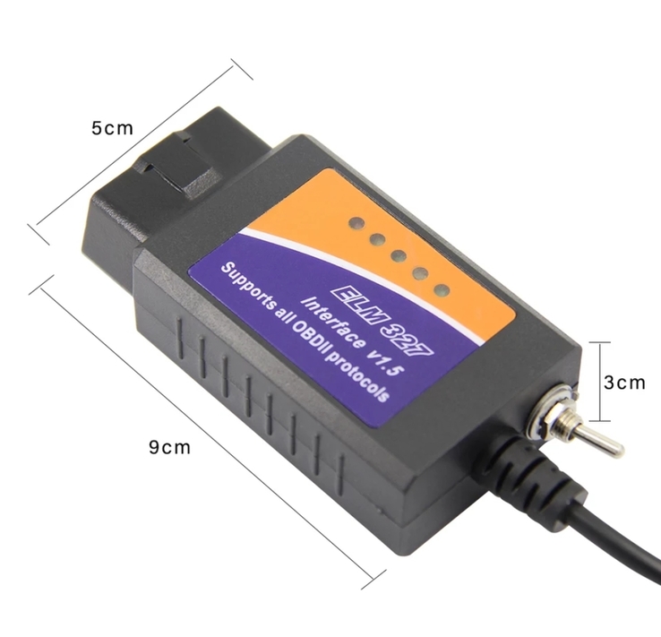 Автосканер ForScan ELM327 OBD2 USB  прошивка V1.5 (Ford, Mazda)., фото №3