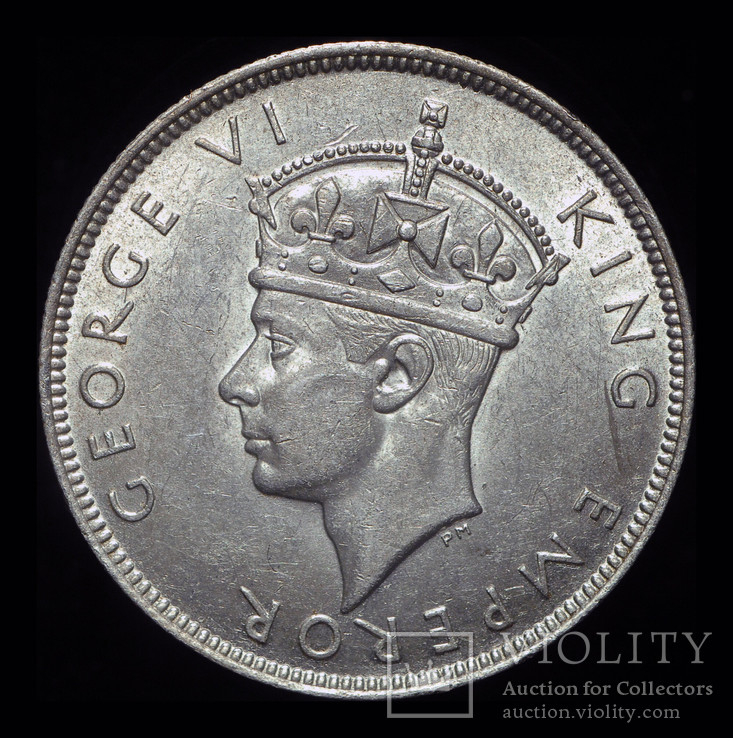 Сейшеллы рупия 1939 Unc серебро