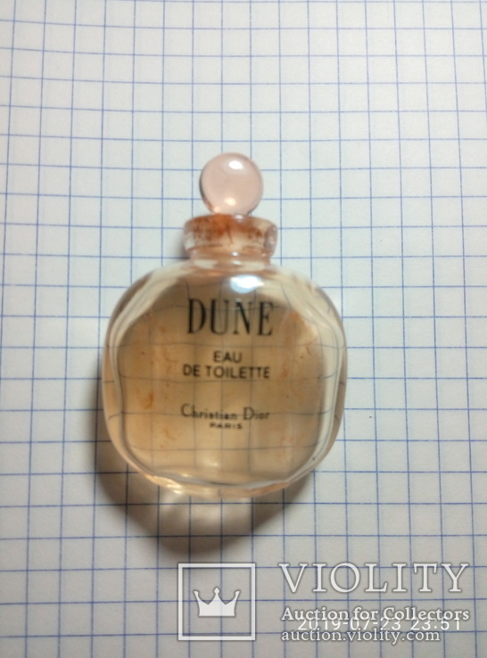 Бутылочка из-под туалетной воды  DUNE Christian Dior