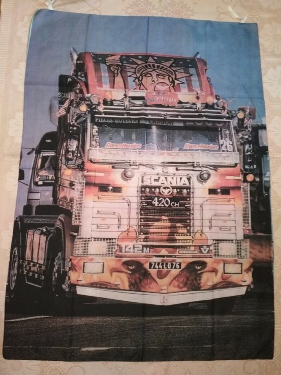 14. Баннер Scania 98х135см см, (ткань) новый, фото №2