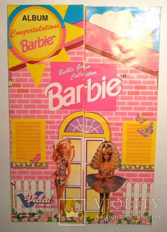 Альбом для наклеек серии Congratulations Barbie 1995, фото №2