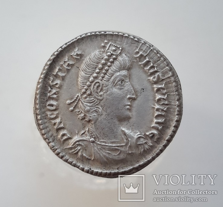 Constantius II. AD 337-361. AR Siliqua (вес-3.2 гр.), фото №4