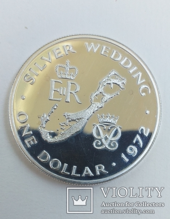 1 доллар 1972г. Bermuda., фото №2