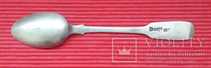 Серебряная ложечка 1863 года 84 пробы., фото №4