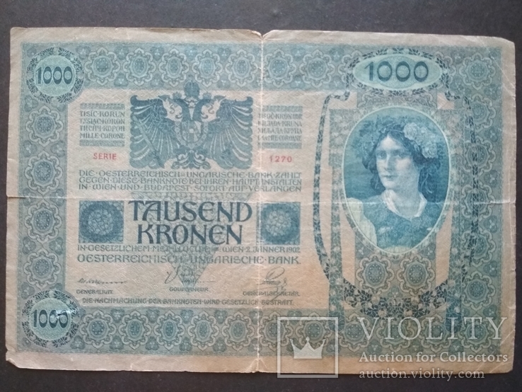 1000 koron 1902 r.-1270, фото №2