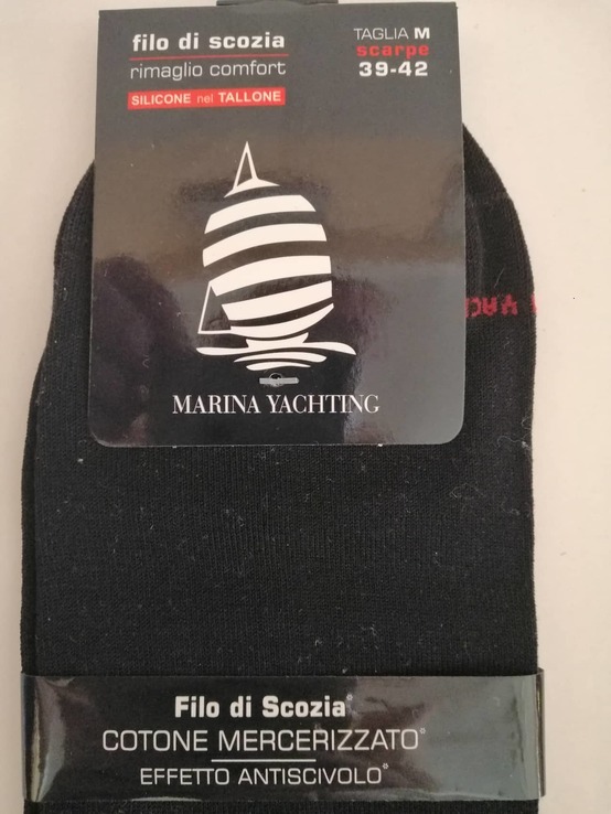 Носки MARINA YACHTING size M 39/42 NERO, фото №2