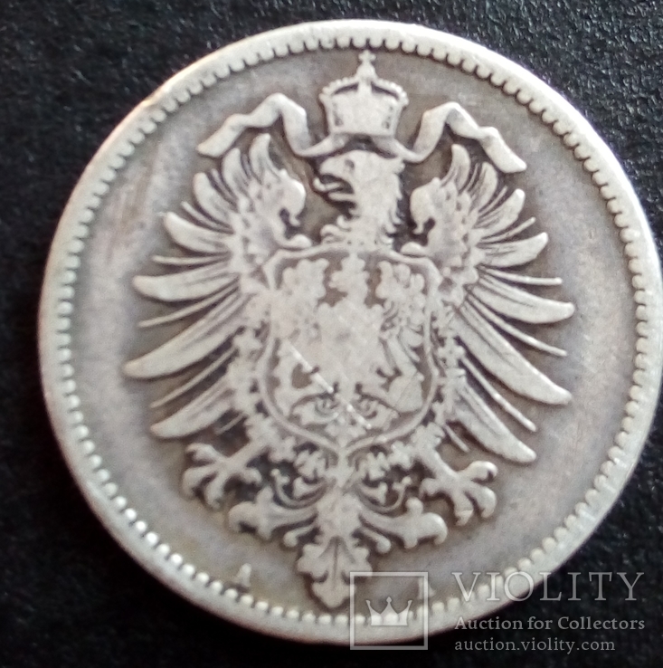 1 марка, 1876 г Германия, фото №9