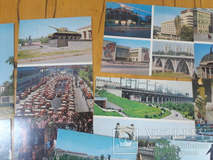 Волгоград, полный комплект открыток, большой формат, фото №8