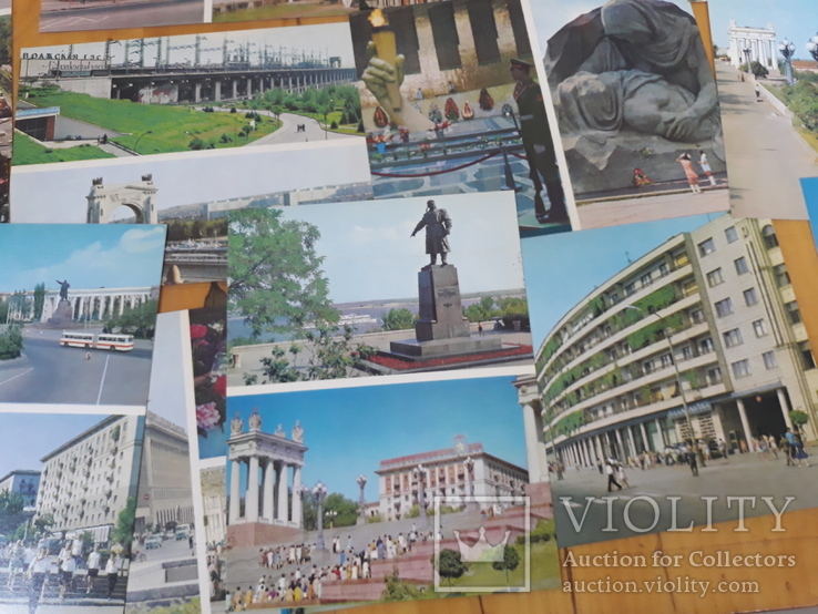 Волгоград, полный комплект открыток, большой формат, фото №10