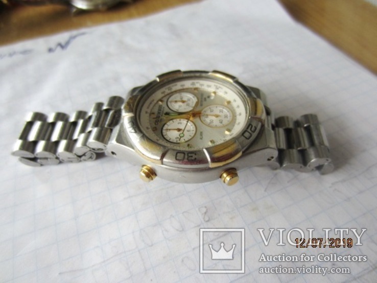 Columbus WR50 alarm chronograph, фото №4