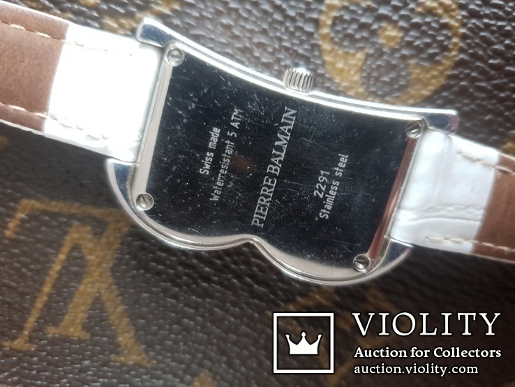 Swiss watch PIERRE BALMAIN инкрустация бриллиантами 99Кр.57-1.01Ct D/IF, фото №8