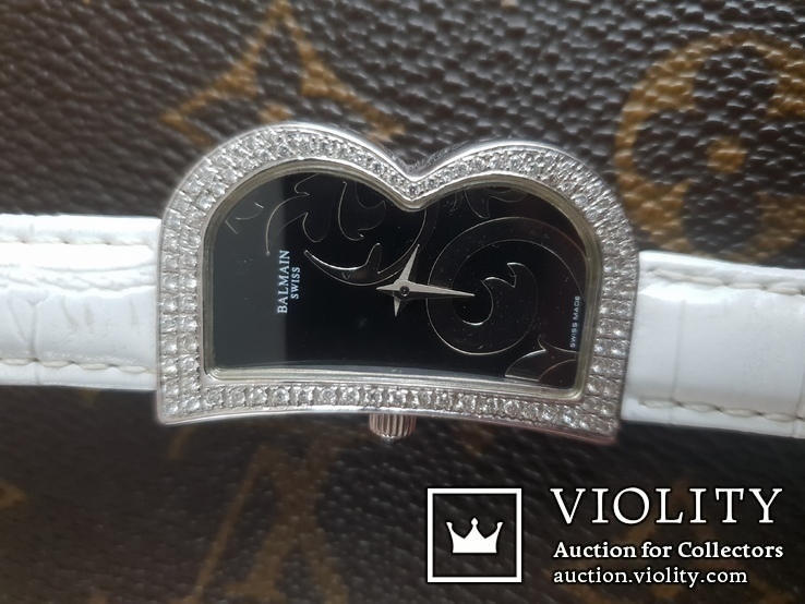 Swiss watch PIERRE BALMAIN инкрустация бриллиантами 99Кр.57-1.01Ct D/IF, фото №9