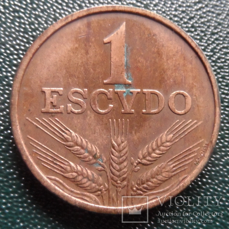 1 эскудо 1976  Португалия   ($10.5.18)~, фото №3