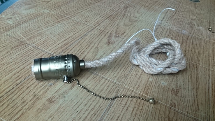 Патрон Эдисона со шнуром, реплика ретро, фото №2