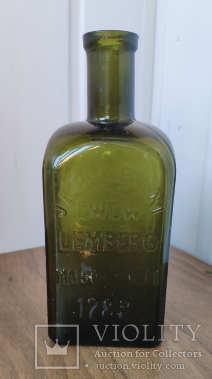 Старинная  бутылка J.A. Baczewski 1782, фото №2