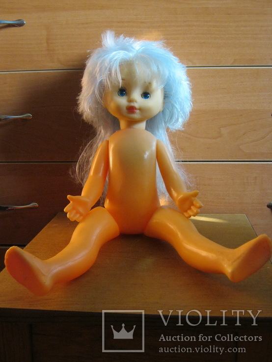 Кукла с голубыми волосами, фото №2