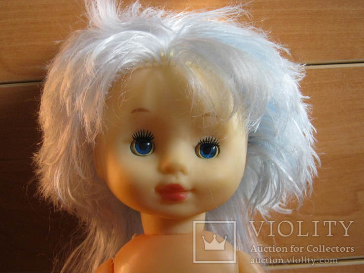 Кукла с голубыми волосами, фото №3