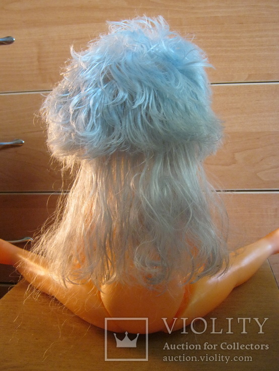 Кукла с голубыми волосами, фото №4