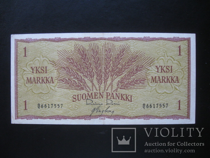 1 марка 1963 г.в. Финляндия, фото №2