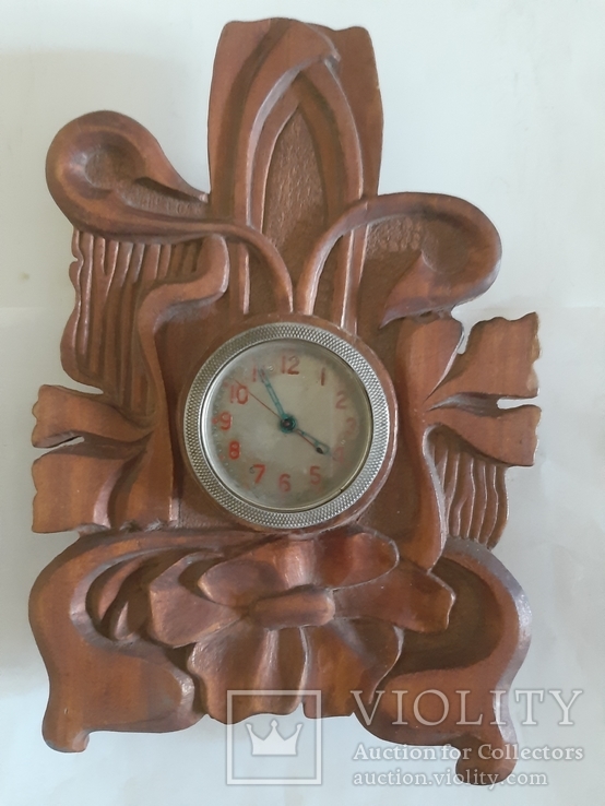 Часы настенные в деревянном корпусе, фото №3