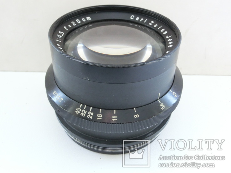 Carl Zeiss Jena Tessar 1:4,5 f=25cm.  №70, фото №4