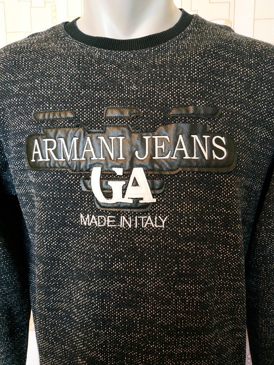 Джемпер ARMANI JEANS Турция коттон стрейч р-р М, фото №4