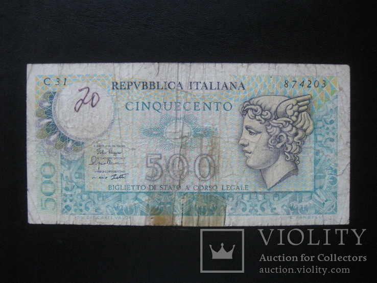 500 лир 1979 г.в. Италия