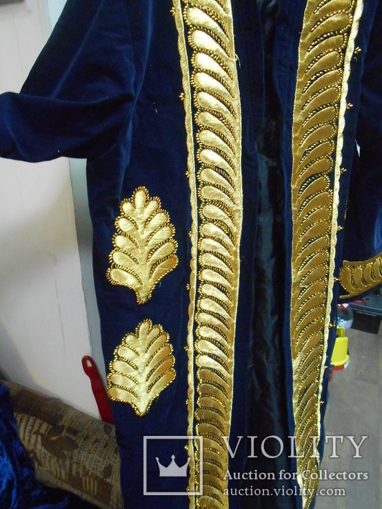 Мужской национальный праздничный узбекский халат чапан., фото №4