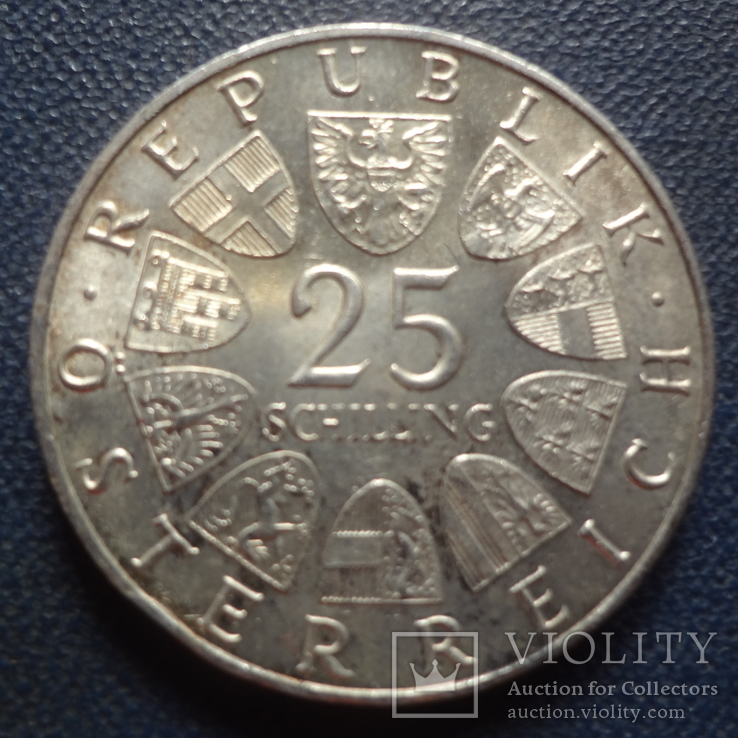 25 шиллингов 1966  Австрия серебро  (,3.3.13)~, фото №3