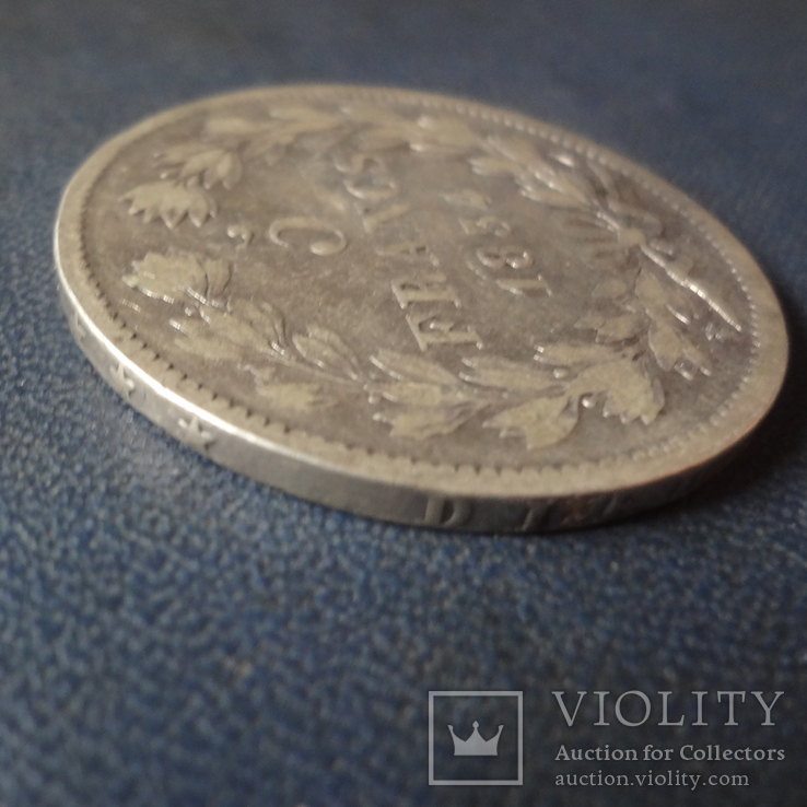 5 франков 1834 Франция  серебро  (,3.4.5)~, фото №5