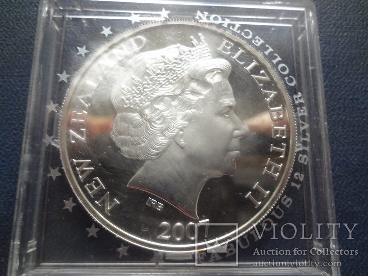 1 доллар 2007-2008 Новая Зеландия Международный полярный год серебро~, фото №6