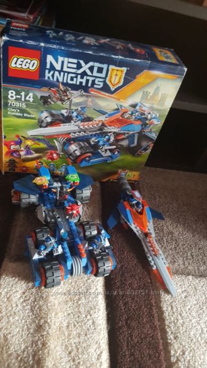 Конструктор Lego Nexo Knights Устрашающий разрушитель Клэя 70315, фото №4