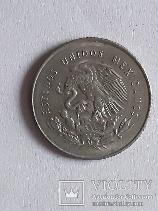 Мексика 25 сентаво 1950, фото №3