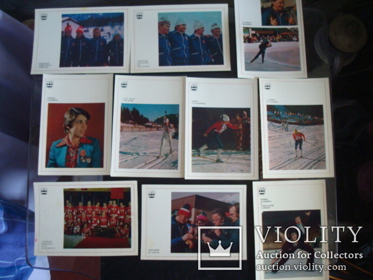 Набор открыток спортсменов СССР, фото №7